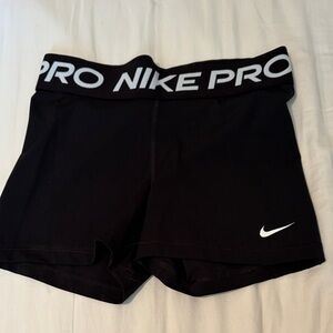 Nike Pro Women's Athletic Black Shorts
